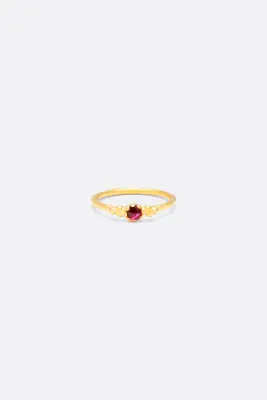 BAGUE ATHÉNAÏS SMALL - Plaqué or 3 microns — photo 1
