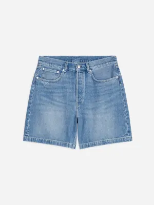 Short en jean décontracté - Bleu moyen — photo 5