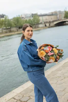 Veste denim Melissa - bleu denim — photo 4