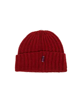 Lowell Beanie Knit Red Dahlia — photo 2