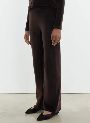 Pantalon en coton organique, modal et élasthanne — photo 3