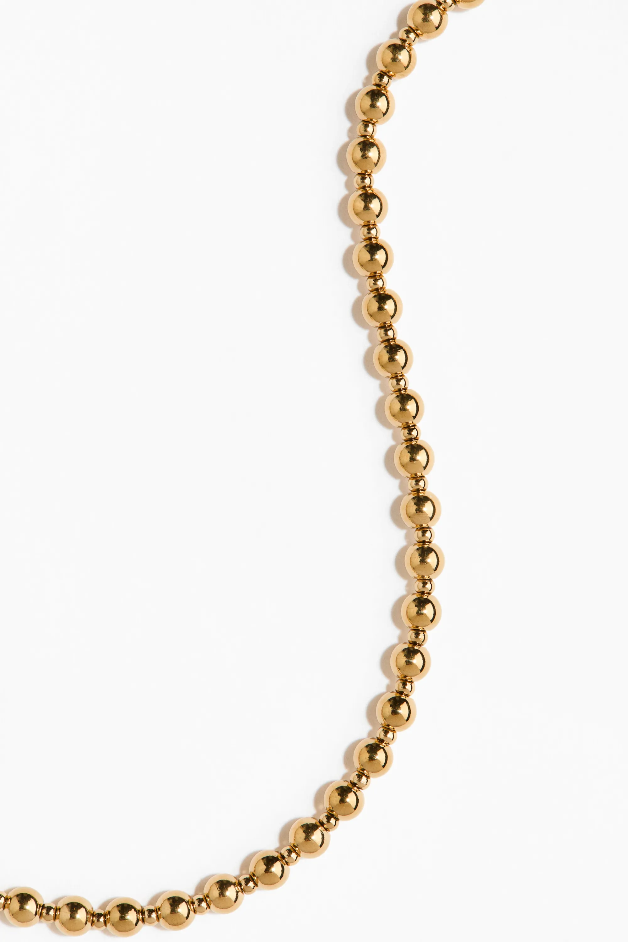 Collier chaîne waterproof - Doré