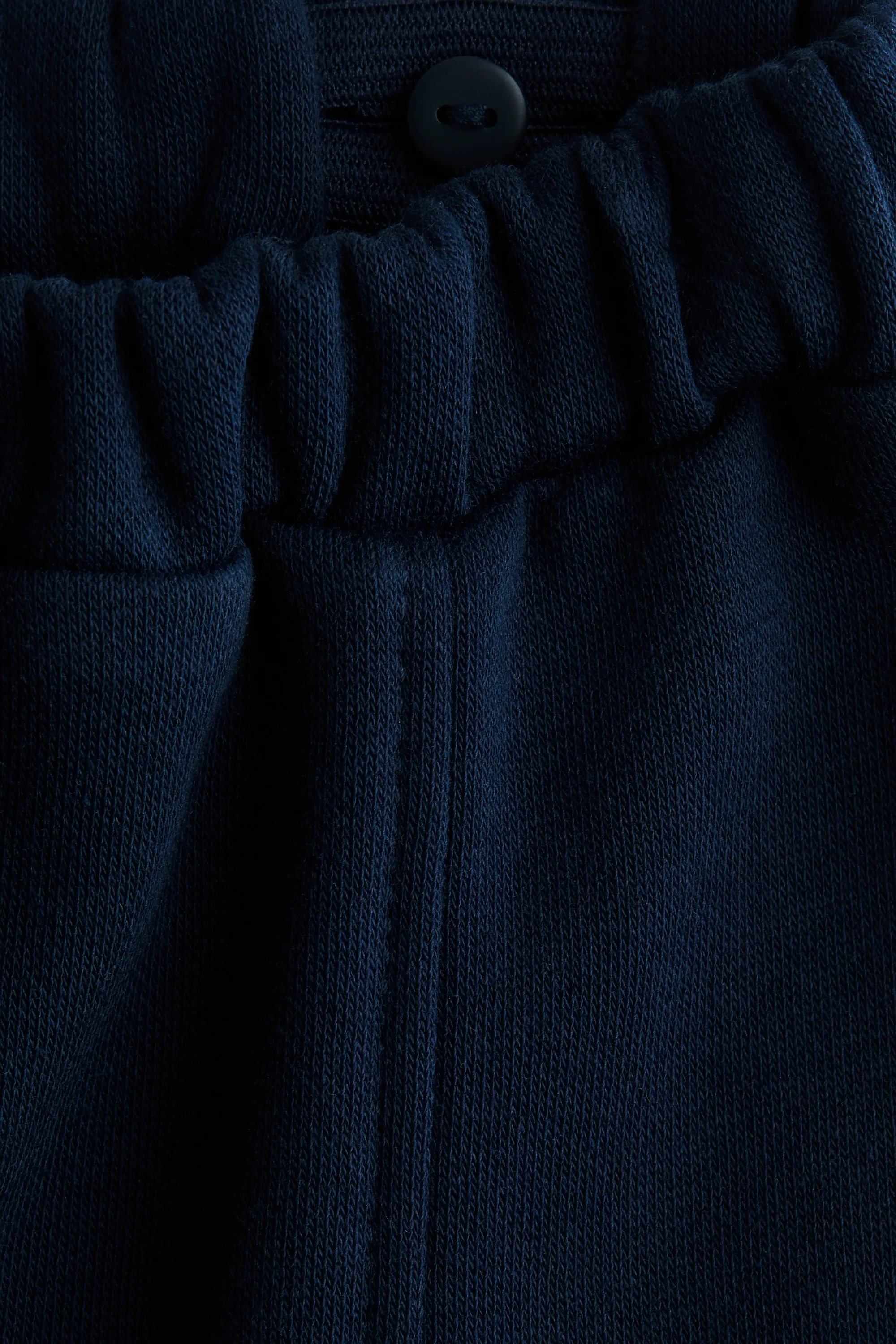 Pantalon jogger de style cargo en molleton - Bleu marine