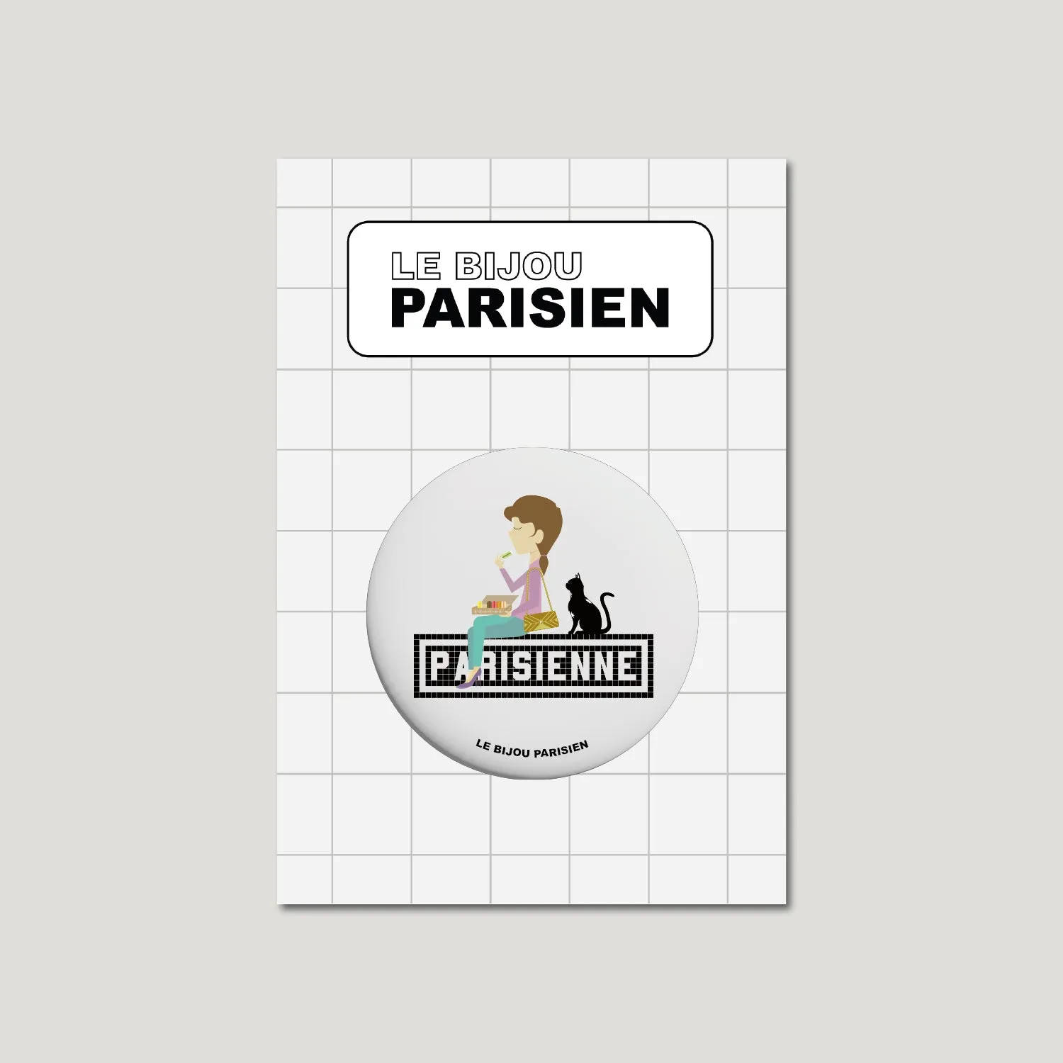 MAGNET PARISIENNE - MACARONS - CHAT