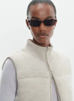 Gilet en laine mérinos et cachemire — photo 3