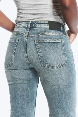 Jean bootcut slim taille mi-haute Tension - Perseus Blue - Bleu moyen — photo 3