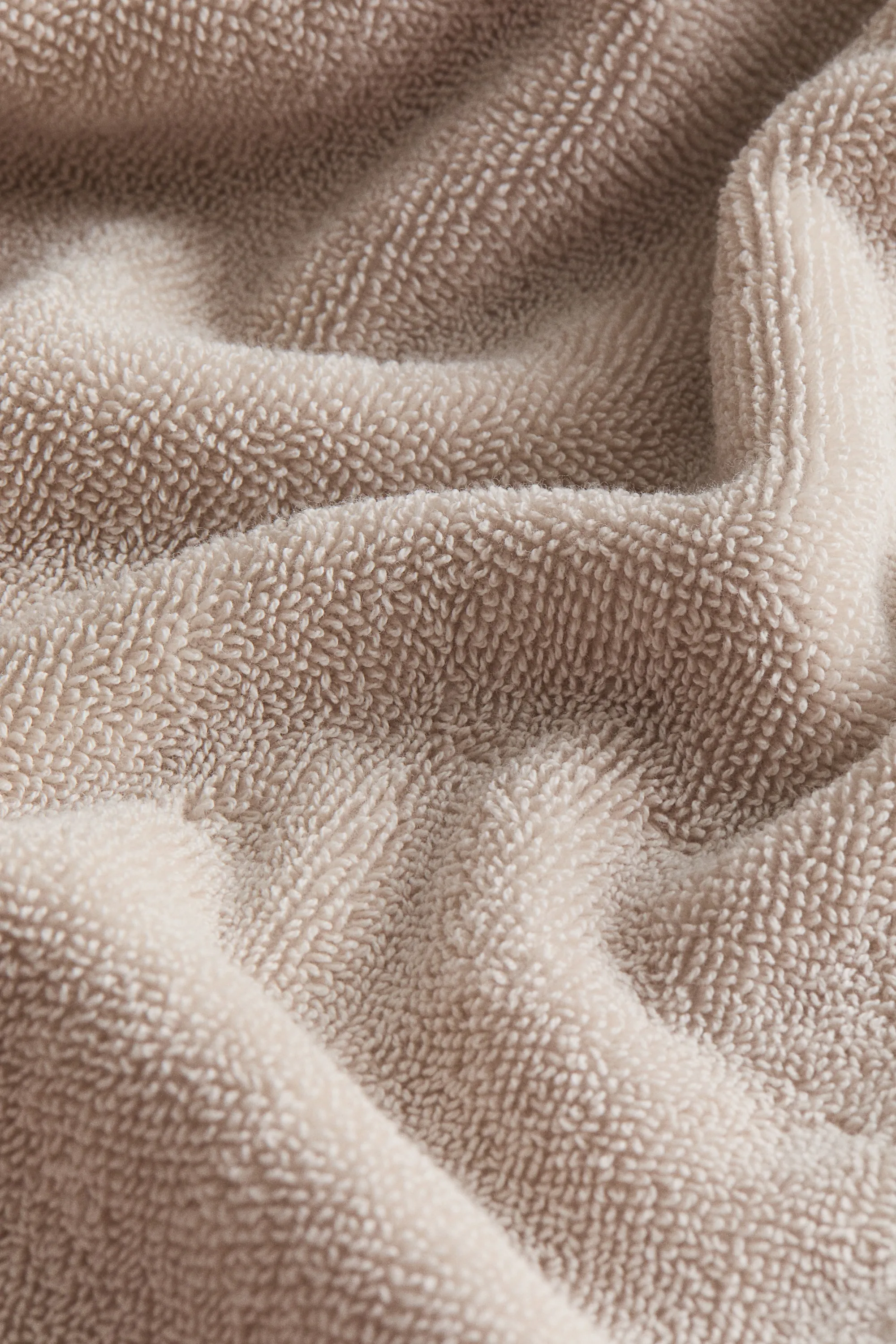 Robe de chambre en coton d'Égypte - Beige clair