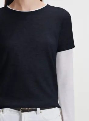 T-shirt en cachemire — photo 3