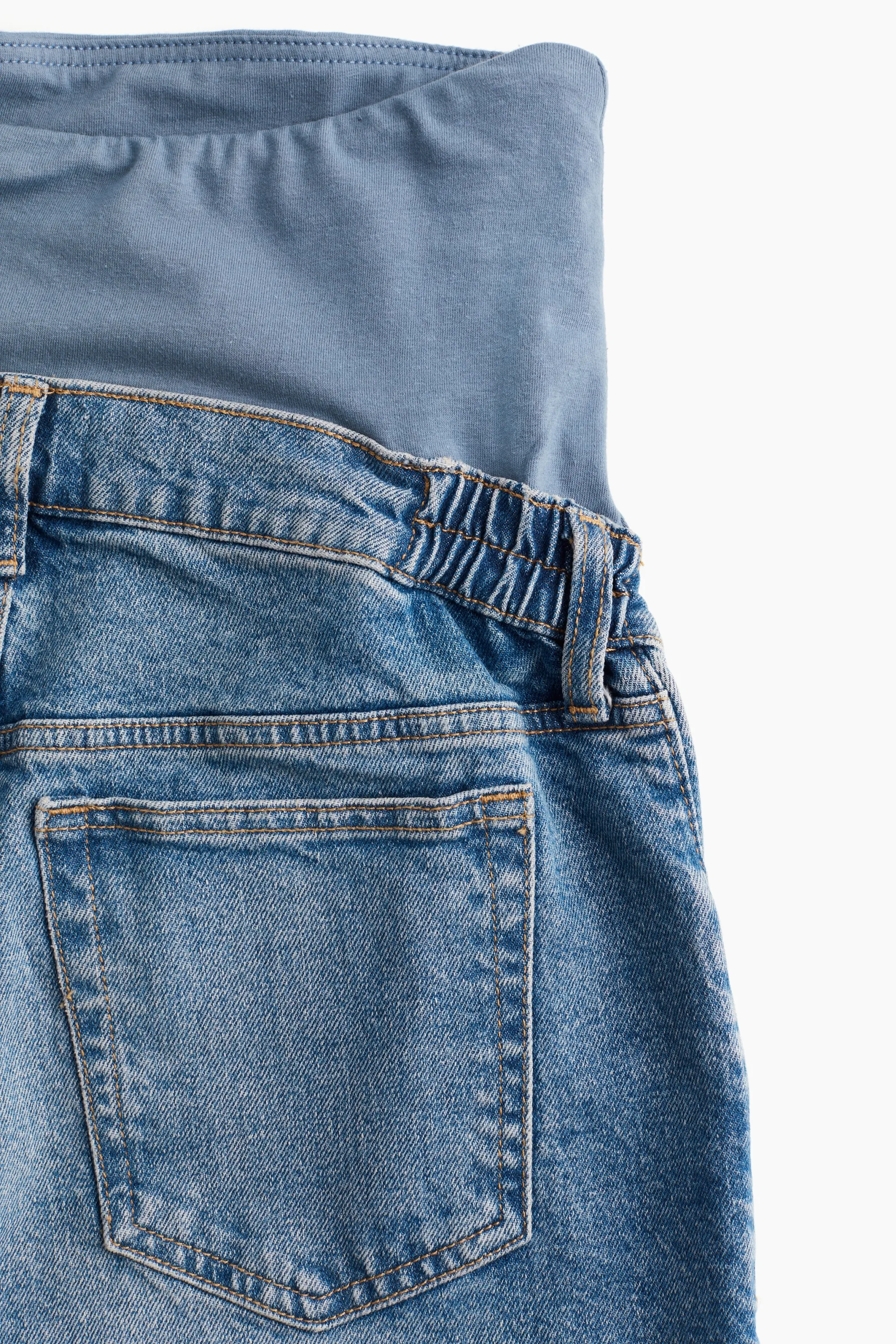 MAMA Slim Mom Ankle Jeans - Bleu denim clair