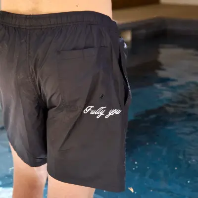 Fully You Black Swim Shorts — photo 3