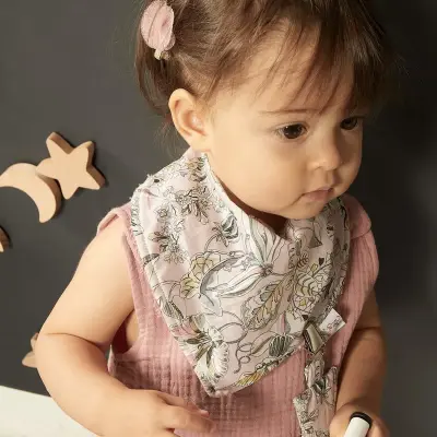Bavoir bandana à motifs (au choix) – Rien Que Des Bêtises — photo 3