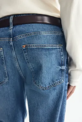 Tapered Jeans - Bleu denim — photo 2