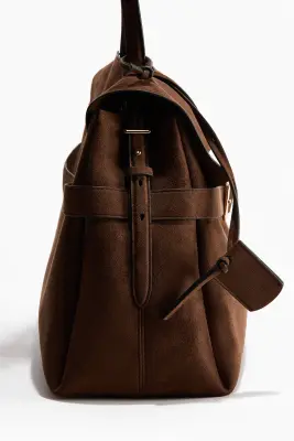 Sac à main avec bride - Marron — photo 1