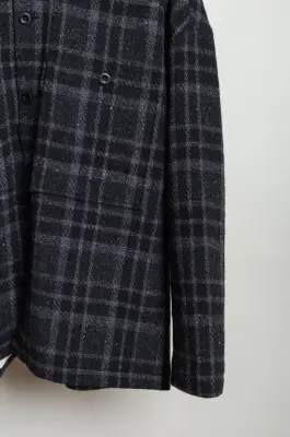 Evan Kinori – Field Shirt Two – Black/Grey — photo 4