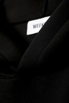 Sweat à capuche en scuba Simon - Noir — photo 4
