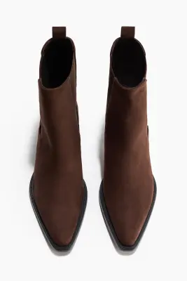 Bottines à talon - Marron foncé — photo 1