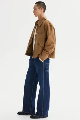 Loose Carpenter Jeans - Bleu denim foncé — photo 4
