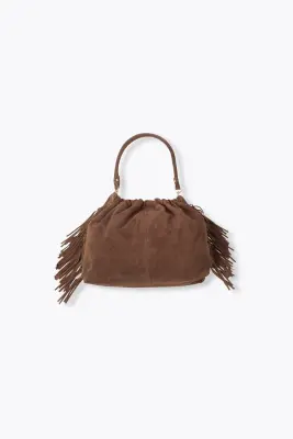 Sac à franges en cuir Femme — photo 4