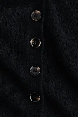 Gilet en maille fine - Noir — photo 4