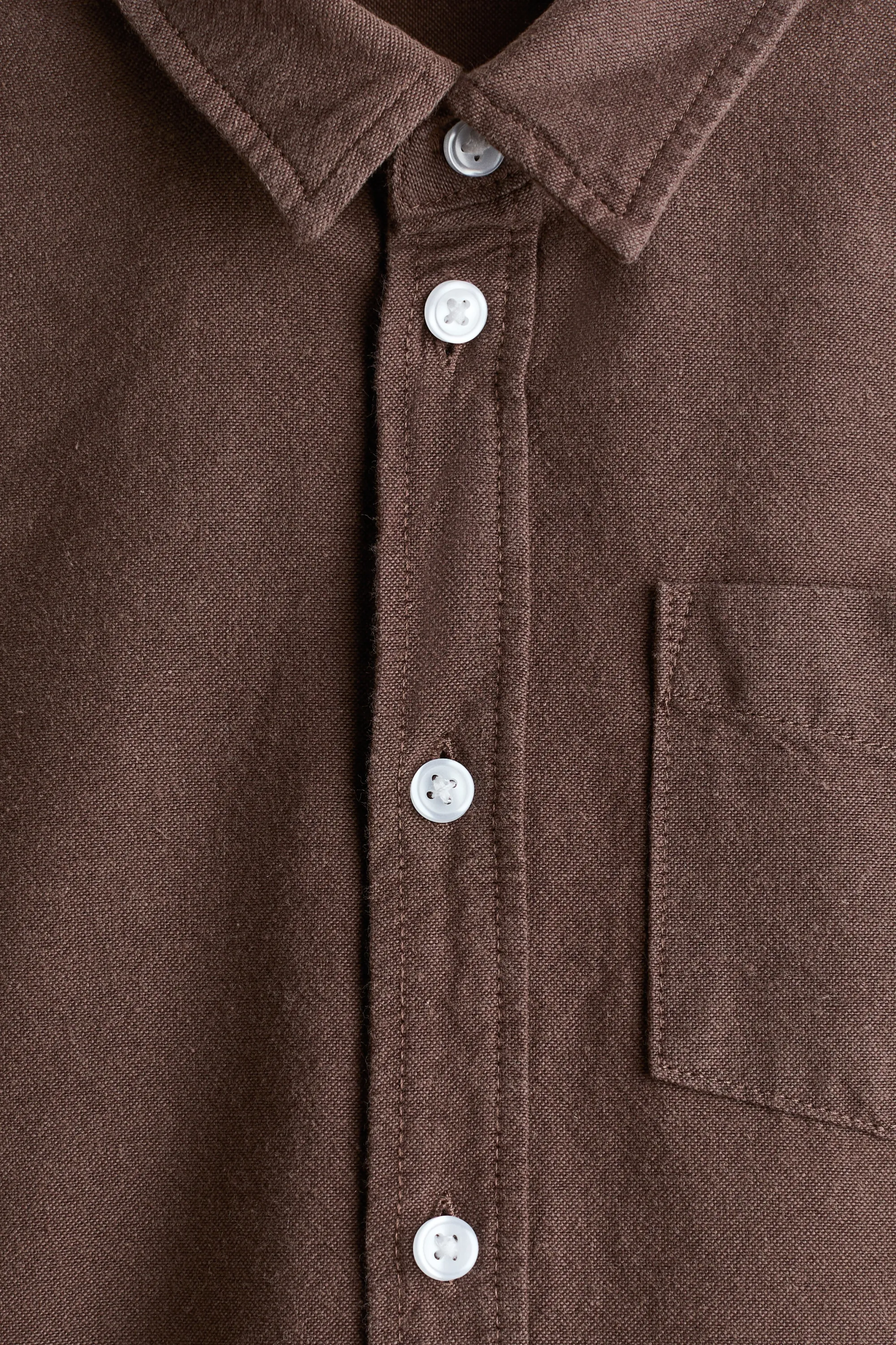 Chemise Oxford - Marron