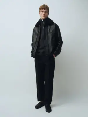 Pantalon chino décontracté - Noir — photo 4