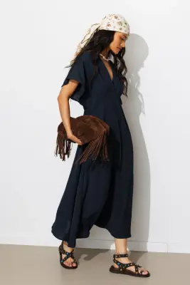 Robe longue et unie Femme — photo 3