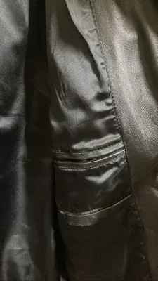 Veste en cuir Umberto Rosetti — photo 4