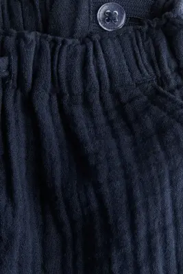 Ensemble 2 pièces en coton - Bleu marine/rayé — photo 1