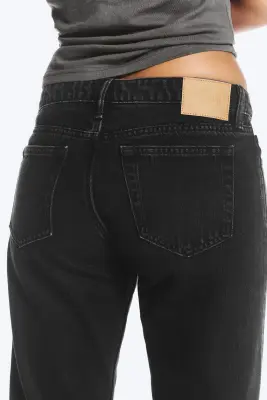 Jean droit standard taille basse Arrow - Tuned Black – Noir — photo 2