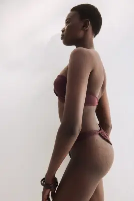 Bas de maillot Cheeky Tanga - Bordeaux — photo 2
