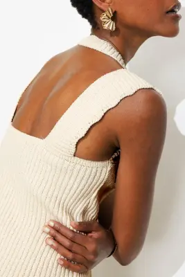 Robe-tube en maille Femme — photo 5