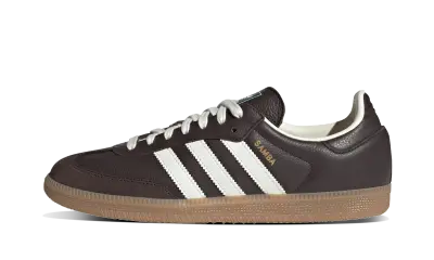 Adidas Samba OG Dark Brown Off White Gum — photo 1