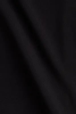 Robe à effet drapé avec manches chauve-souris - Noir — photo 4