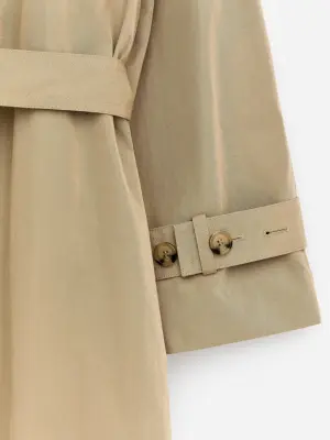 Trench-coat avec écharpe - Beige — photo 3