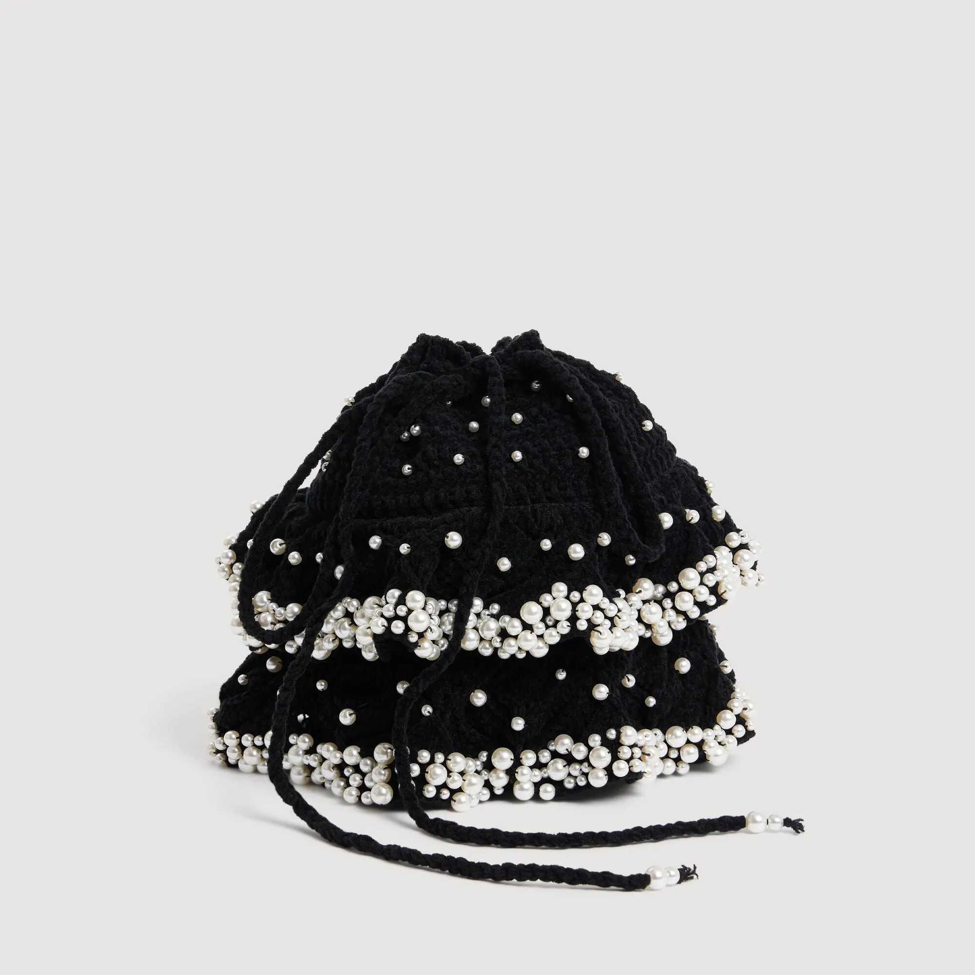Sac en maille à perles 