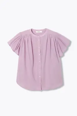 Chemise en cotonnade unie — photo 1