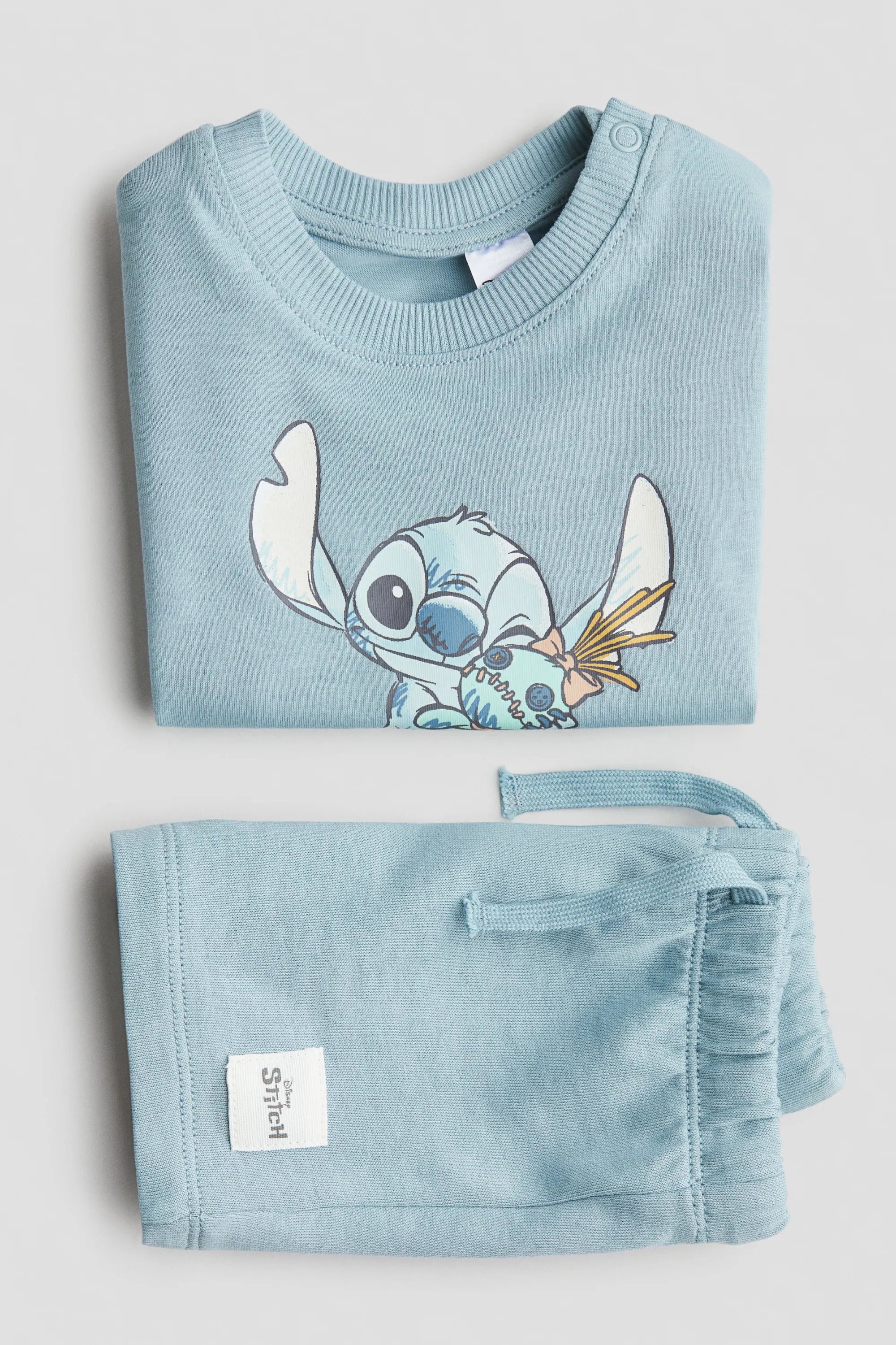 Ensemble 2 pièces en jersey de coton - Turquoise/Lilo et Stitch
