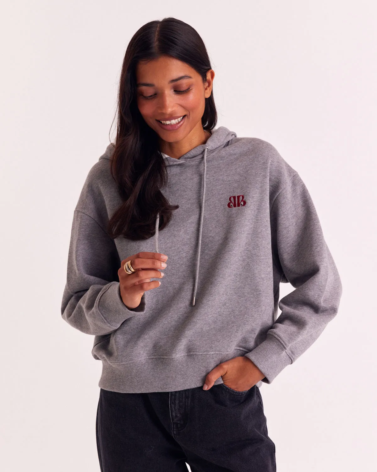 Sweat-shirt Aubin BP eyes gris chiné