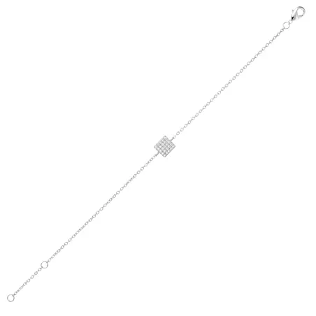 Bracelet carré argent 601507