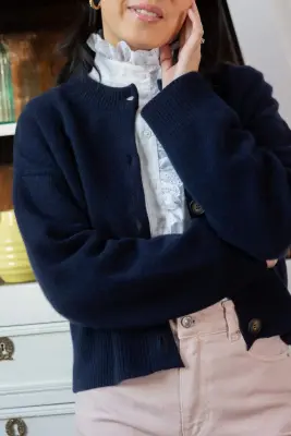 Cardigan Chloé - marine — photo 5