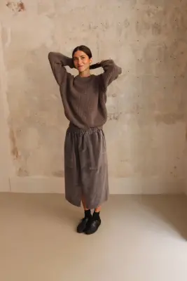 Sono – SKIP SKIRT 8041 – ELEPHANT — photo 3