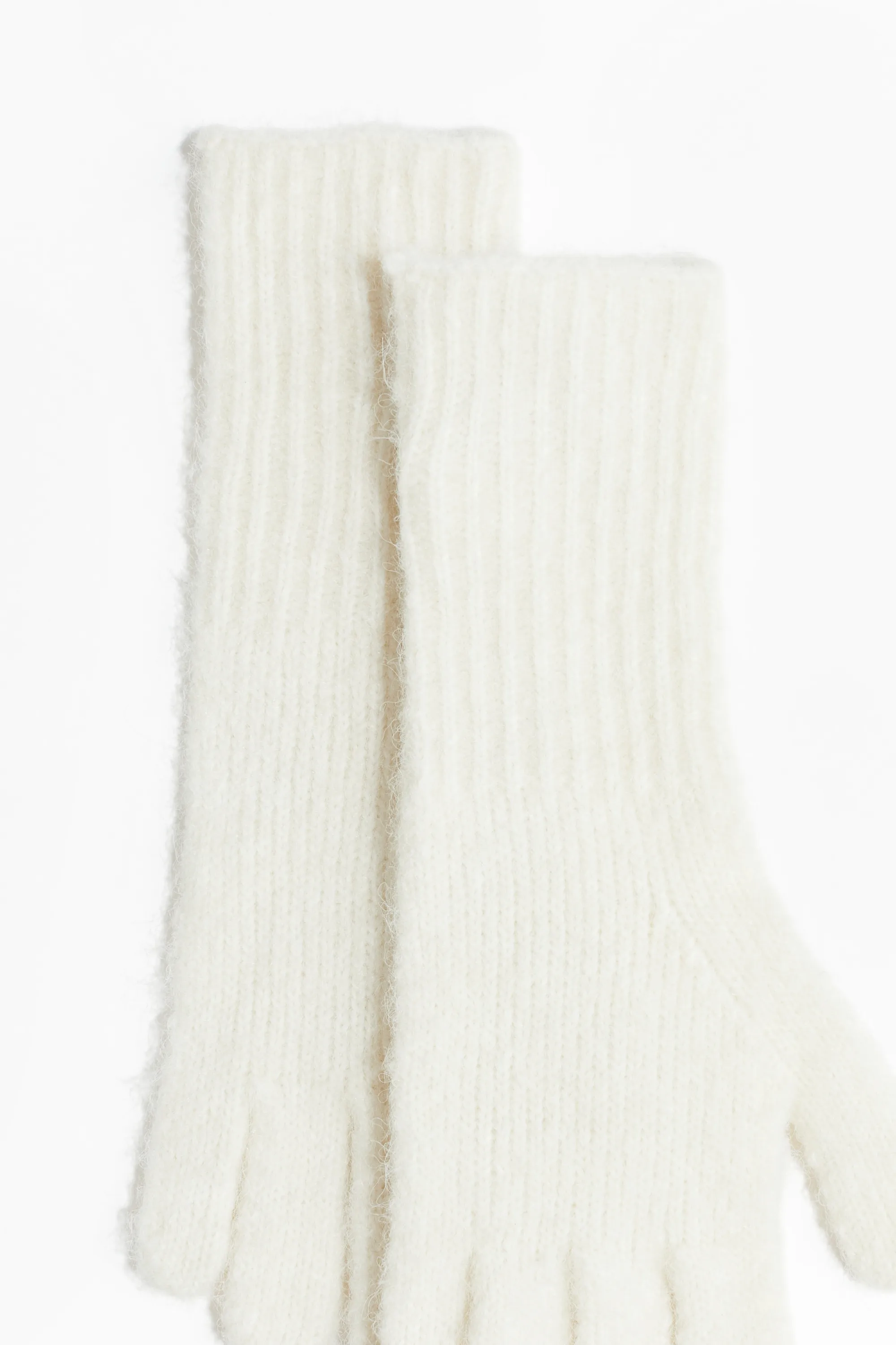 Gants en maille - Crème