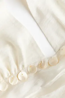 Top dos nu avec sequins - Crème — photo 4
