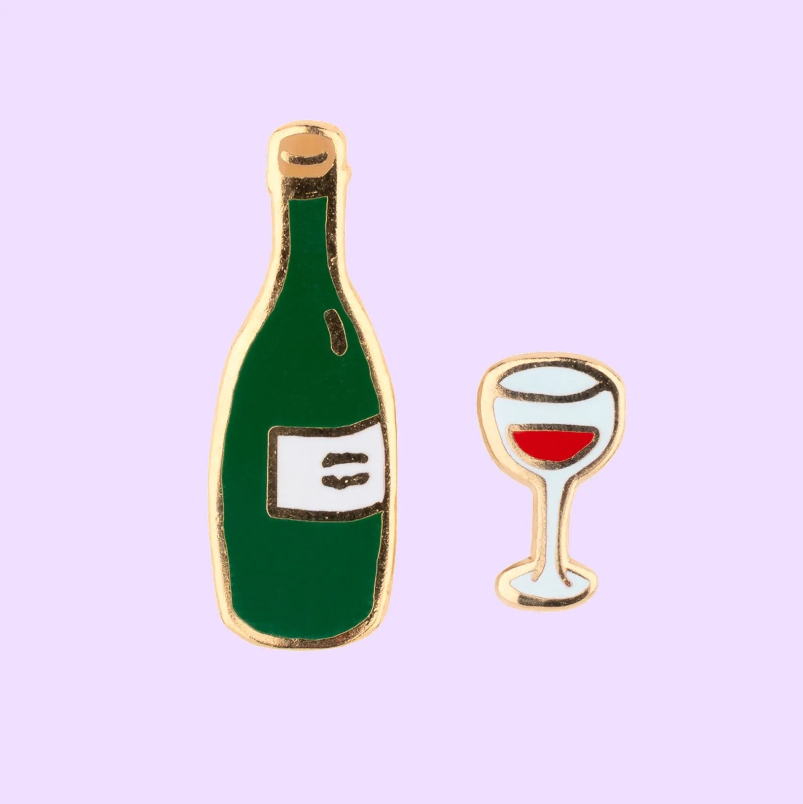 Lot de 2 pin's Vin – Coucou Suzette