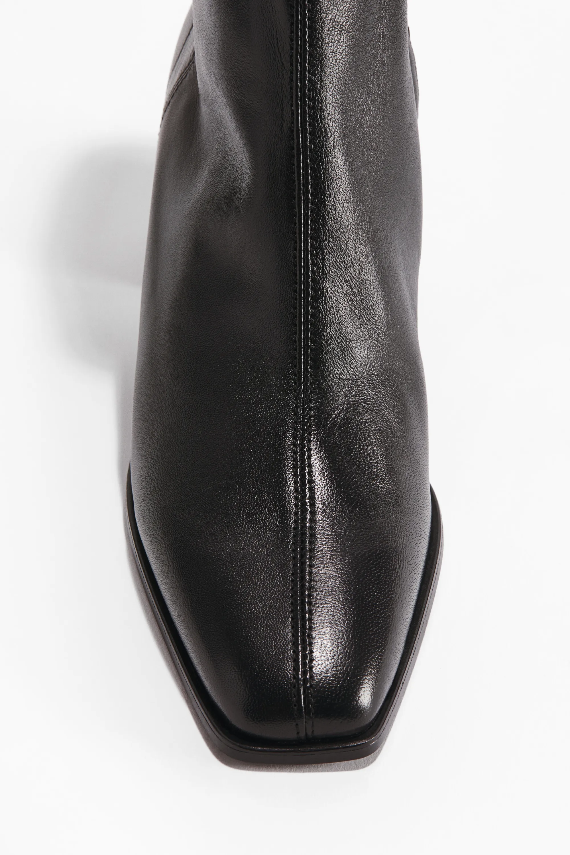 Bottines en cuir - Noir