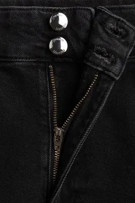 Wide High Jeans - Gris denim foncé — photo 4