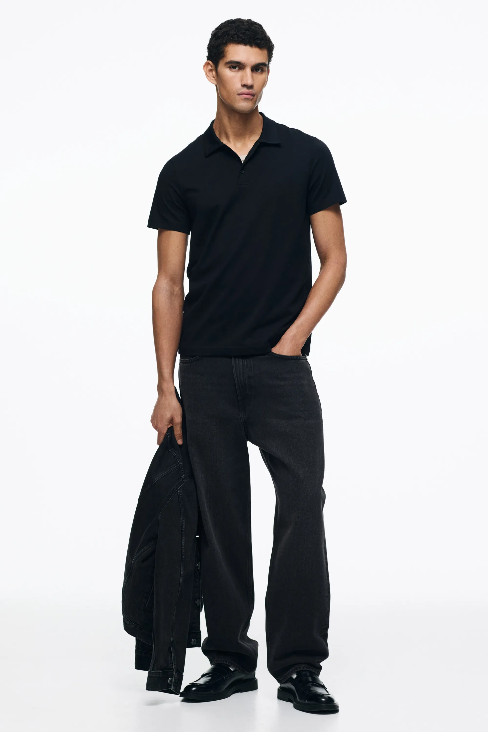 Polo Slim Fit - Noir