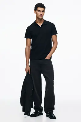 Polo Slim Fit - Noir — photo 1
