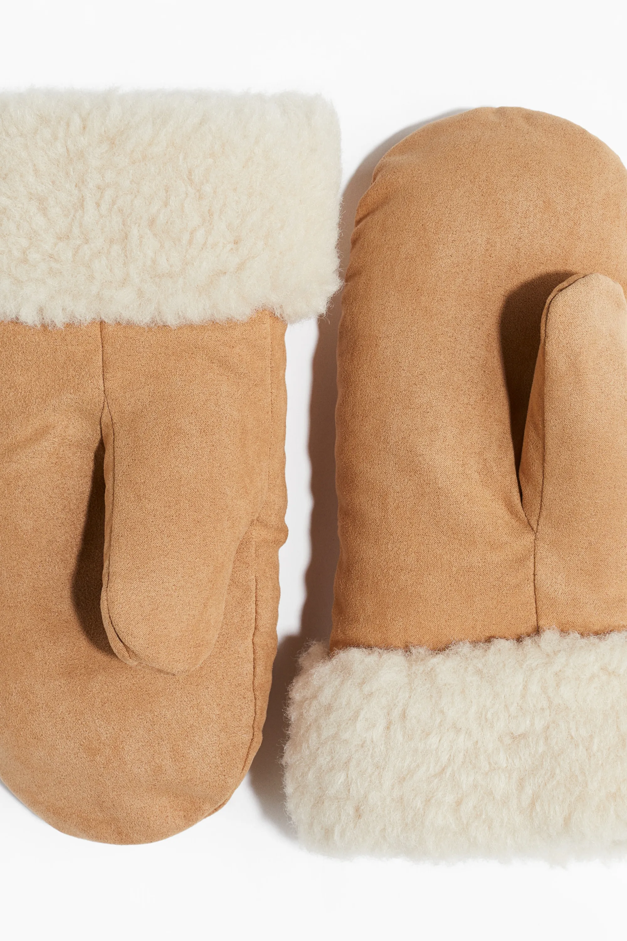 Moufles chaudement doublées - Beige