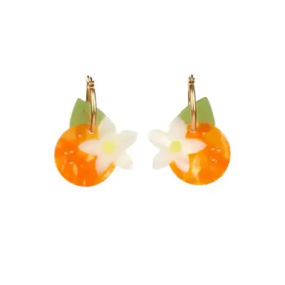 Boucles d'oreille Fleur d'Oranger — photo 1
